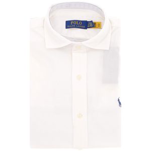 Camicia in jersey con collo ampio e pony