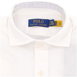 Camicia in jersey con collo ampio e pony