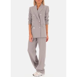 The grey suit by Max Mara
