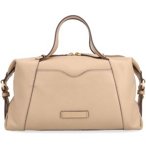 Bauletto in pelle con doppio manico