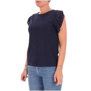 Maglia con dettagli forati all over