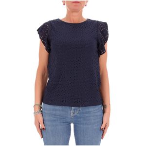 Maglia con dettagli forati all over