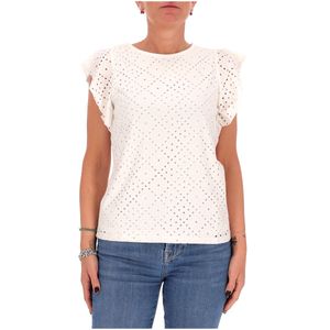 Maglia con dettagli forati all over