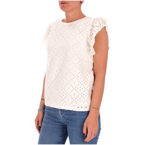 Maglia con dettagli forati all over