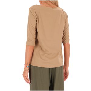 Maglia con scollo a V e maniche a 3/4