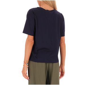 Solid color crew neck cotton T-shirt