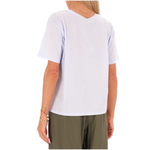 Solid color crew neck cotton T-shirt