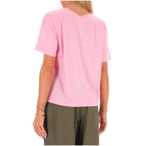 Solid color crew neck cotton T-shirt