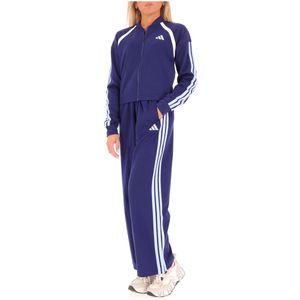 Tuta completa blu con logo azzurro