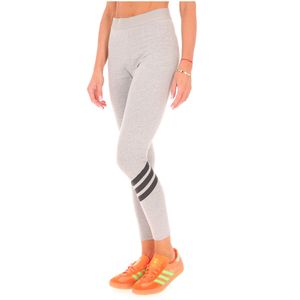 Leggings grigi con logo nero