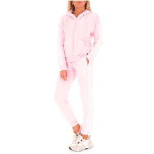 Felpa rosa in cotone con cappuccio