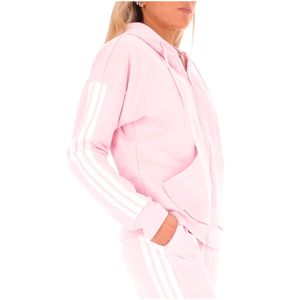 Felpa rosa in cotone con cappuccio