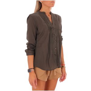 Green cotton shirt