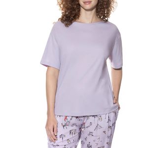T-shirt viola Fine Elegance
