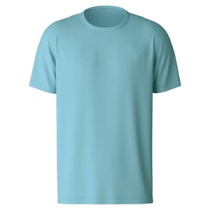 Solid color cotton T-shirt
