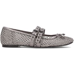 Kayan grey studded ballerinas