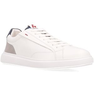 Sneakers Quarter bianche in cuoio