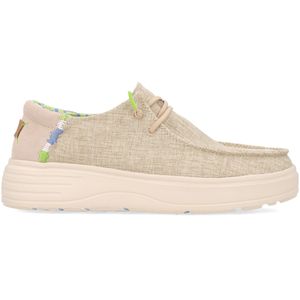 Poppy cotton shoe with logo