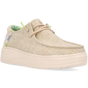 Poppy cotton shoe with logo
