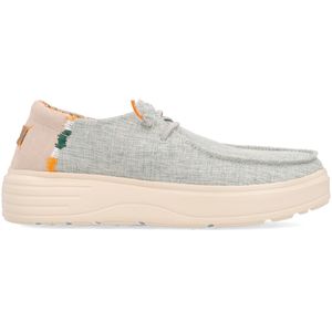 Poppy cotton shoe with logo