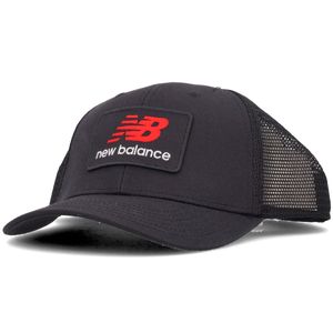 Cappello baseball forato con logo nero