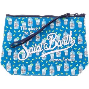 Aline scuba clutch bag Gin Time
