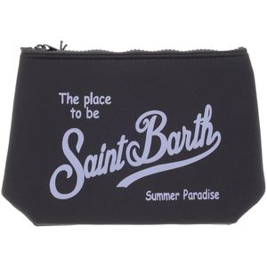Aline black scuba clutch