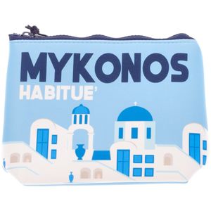 Pochette Aline in scuba Mykonos Postcard