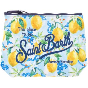 Aline clutch in scuba Maj Lemon