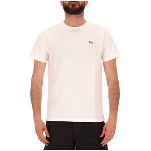 T-shirt bianca con loghetto sul petto