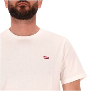 T-shirt bianca con loghetto sul petto