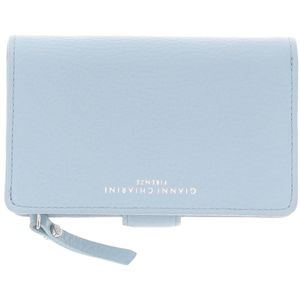 Grain wallet in hammered leather