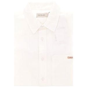 Camicia con taschino sul petto in cotone