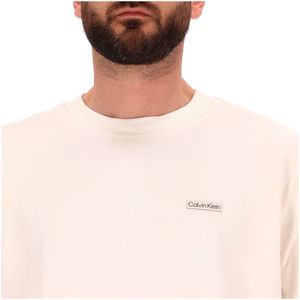 T-shirt girocollo in cotone con logo