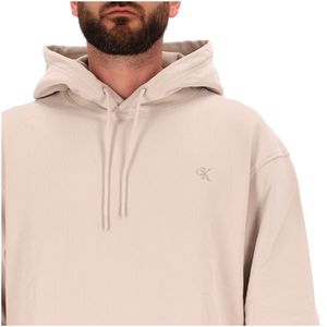 Felpa con cappuccio con logo CK