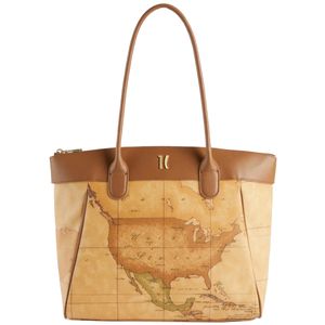 Borsa Shopping Heritage Geo in cuoio