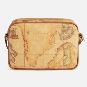 Heritage Geo Leather Shoulder Bag