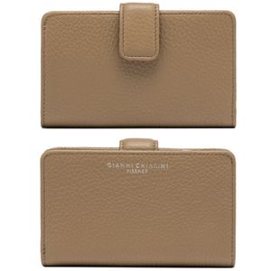 Grain wallet in hammered leather