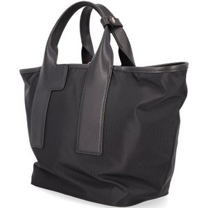 Feather M black handbag