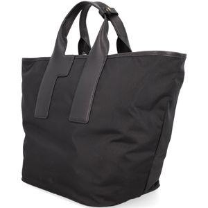 Feather Handbag L Black