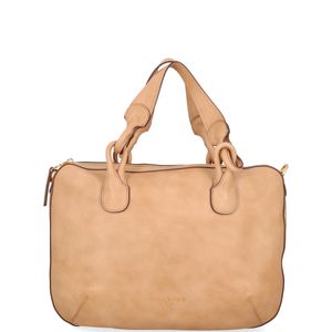 Monica shoulder bag with gold logo
