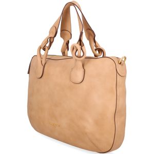 Monica shoulder bag with gold logo
