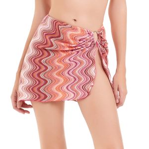 Crochet knitted pareo beach cover-up
