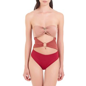 Degradé Lycra one-piece swimsuit