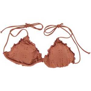 Sagittarius bikini top in brown sangallo