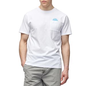 T-Shirt in cotone con logo sul taschino
