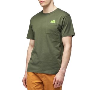 T-Shirt in cotone con logo sul taschino