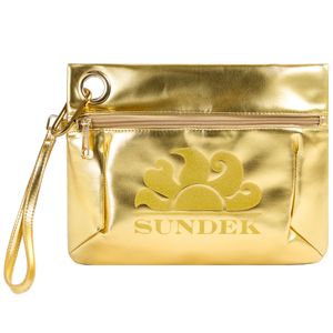 Mini laminated clutch with logo