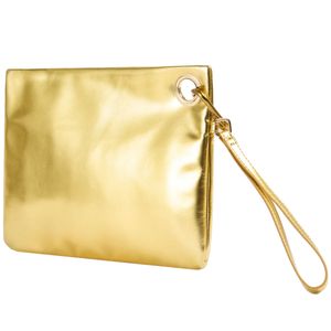 Mini laminated clutch with logo