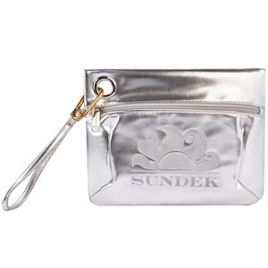 Mini laminated clutch with logo